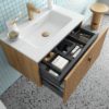 MUEBLE SUSPENDIDO BB100, CON LAVABO PORCELANA - Imagen 2
